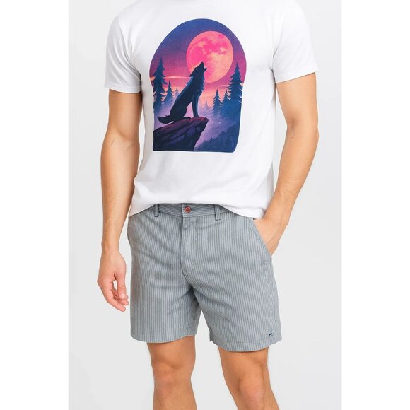 O'Neill Other - O'Neill Gray Pinstriped Flat Front Bermuda Classic Shorts Size 36